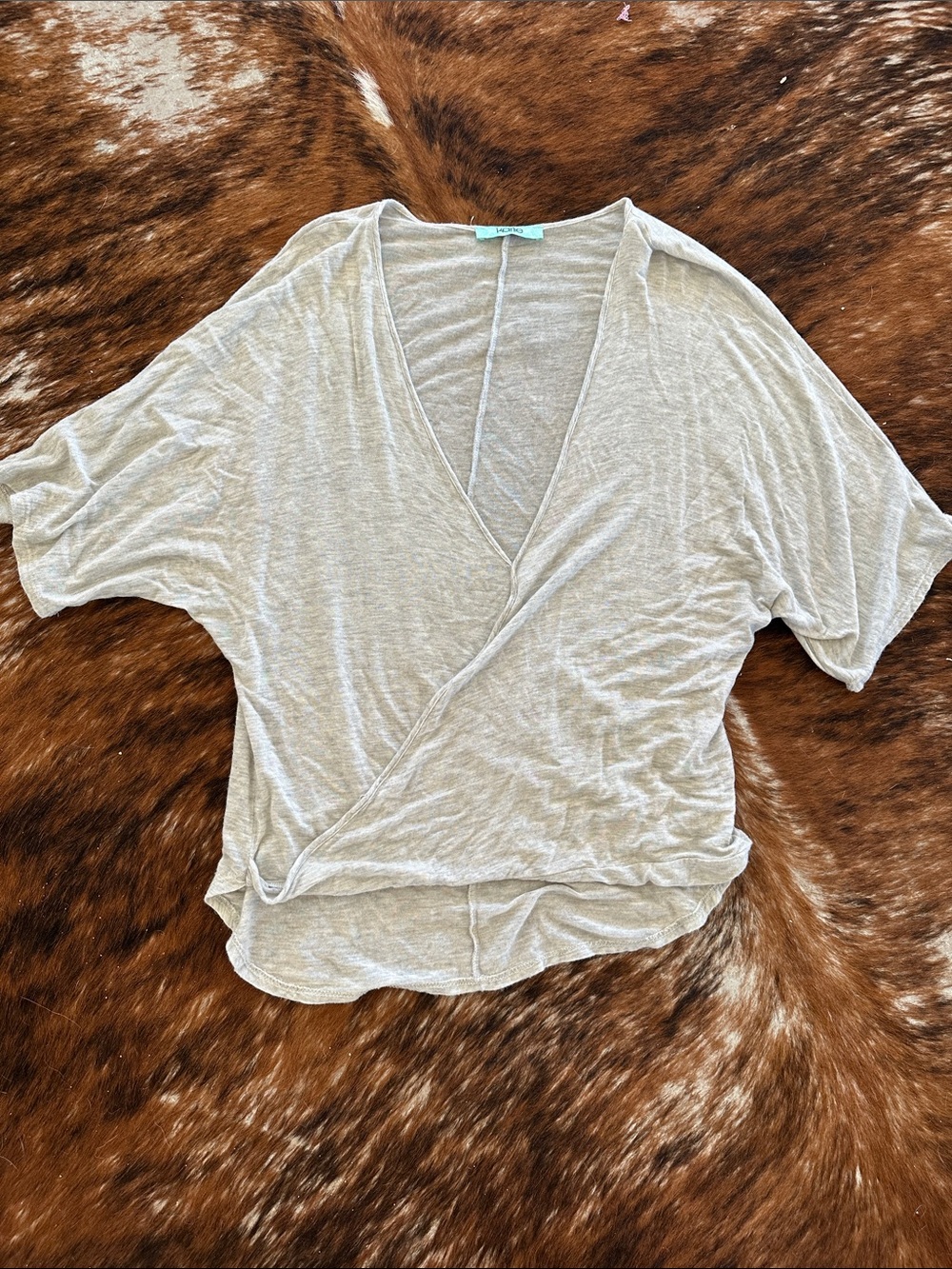 Small tunic style gray shirt